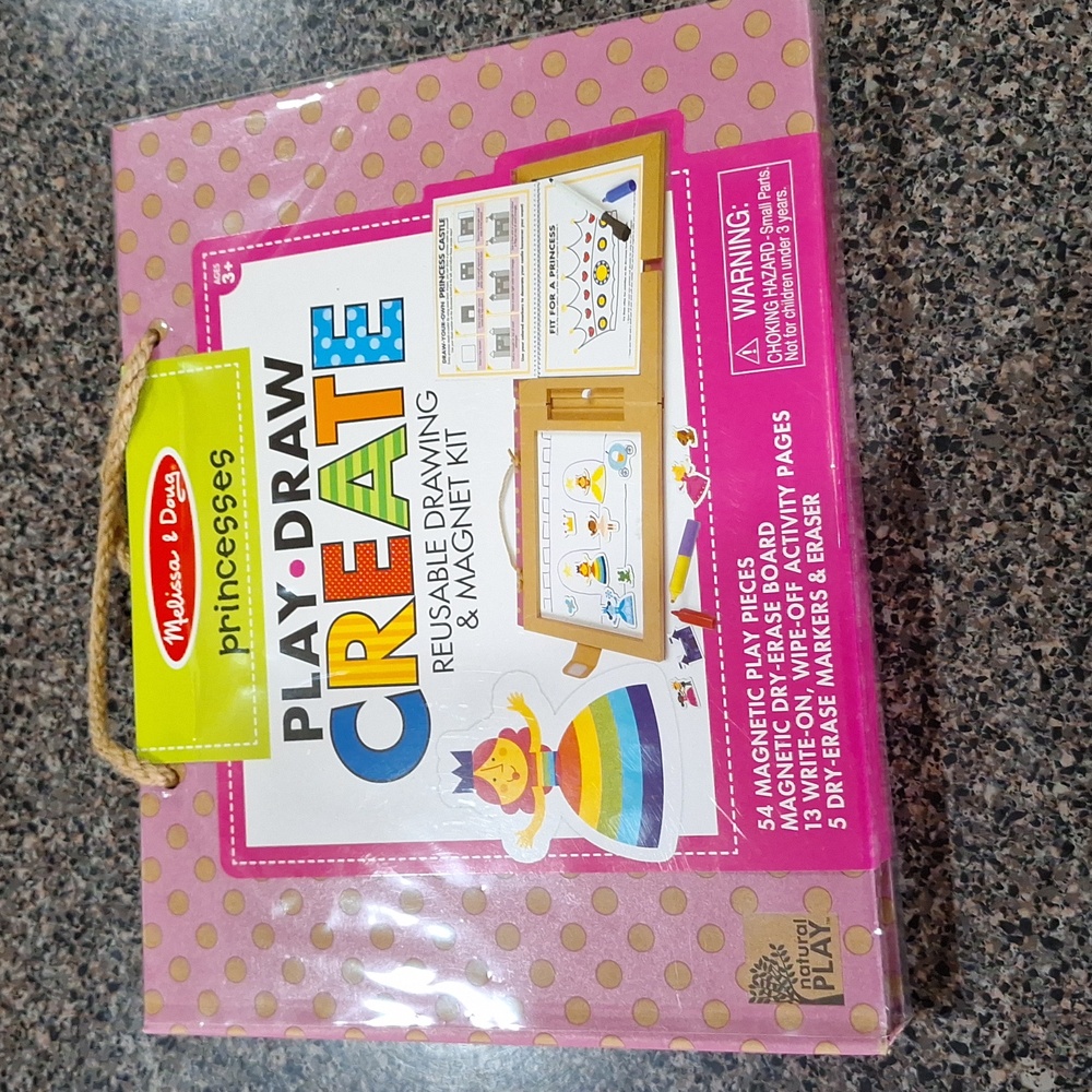 Melissa & Doug Princess Play, Draw, Create NEW